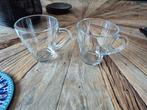 Senseo kopjes glas setje, Gebruikt, Ophalen of Verzenden, Glas, Overige stijlen