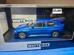 1:24 WHITEBOX FORD ESCORT RS COSWORTH BLAUW, Ophalen of Verzenden, Nieuw, Bburago
