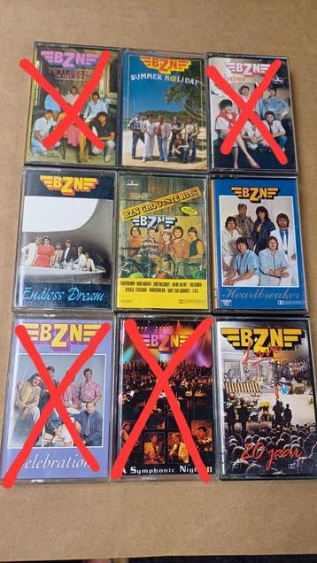 BZN UIT VOLENDAM> 5 ORIGINELE CASSETTES. beschikbaar voor biedingen