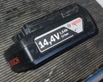 Bosch blauw 14.4 v 1.5Ah accu, Ophalen of Verzenden, Zo goed als nieuw