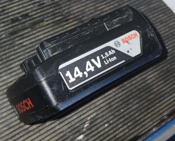Bosch blauw 14.4 v 1.5Ah accu beschikbaar voor biedingen