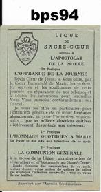 Bps94 prentje intentie oktober 1947 voor de vondelingen, Verzamelen, Religie, Verzenden, Zo goed als nieuw, Kaart of Prent