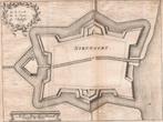 Nieuwpoort Nieupoort Vestingplattegrond Foppens 1711, Antiek en Kunst, Kunst | Etsen en Gravures, Ophalen of Verzenden