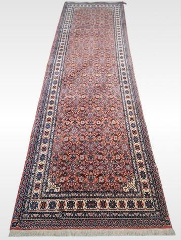 Handmade Perzisch wol Herati tapijt loper orange 93x300cm beschikbaar voor biedingen