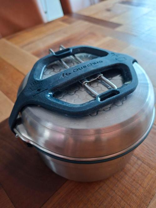 Camping kookset Quechua MH 500, Huis en Inrichting, Keuken | Potten en Pannen, Zo goed als nieuw, Ophalen of Verzenden