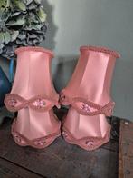 4 mooie vintage lampenkapjes knijpers, Huis en Inrichting, Lampen | Lampenkappen, Ophalen of Verzenden, Rechthoekig, Minder dan 25 cm