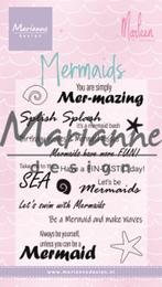 Marianne Design "Mermaids" Stempel / 3,50 per stuk, Nieuw, Clearstamp, Ophalen of Verzenden