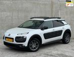 Citroen C4 Cactus 1.2 e-VTi AUT 2015 Wit CAMERA|LEDER|PANO, Auto's, Citroën, 82 pk, Bedrijf, 3 cilinders, C4 Cactus