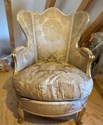 mooie brocante Franse fauteuil, Huis en Inrichting, Fauteuils, Ophalen, Gebruikt, Minder dan 75 cm, Brocante frans