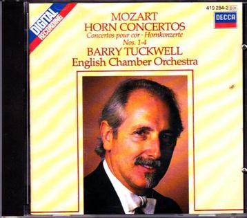 MOZART Horn concertos CD TUCKWELL DECCA beschikbaar voor biedingen