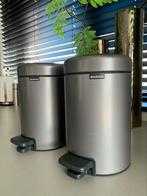 2 stuks Brabantia New Icon pedaalemmertjes 3 liter, Huis en Inrichting, Woonaccessoires | Prullenbakken, Kunststof, Verzenden