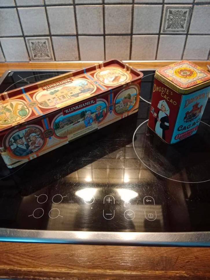 Vintage Blikken Klinkhamer & Droste, Antiek en Kunst, Antiek | Tin, Ophalen