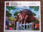 Puzzel King Horses at the gate paarden 1000 stukjes nieuw, Ophalen of Verzenden, 500 t/m 1500 stukjes, Nieuw, Legpuzzel