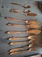 Verzilverde bestekset Keltum logo posthoorn 340 gram, Antiek en Kunst, Ophalen of Verzenden