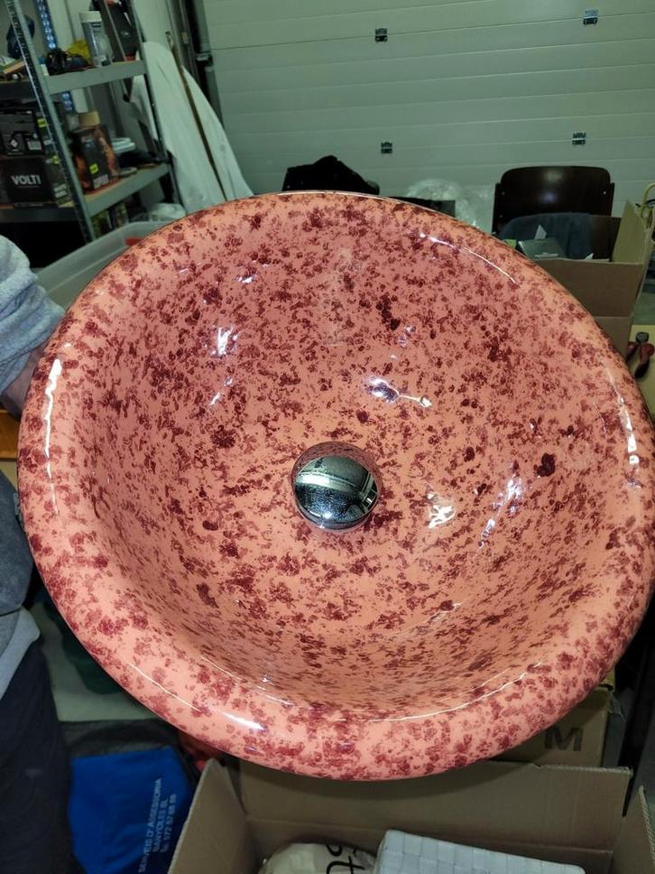 Handgemaakte Keramische Wasbak, Huis en Inrichting, Badkamer | Badtextiel en Accessoires, Nieuw, Overige typen, Overige kleuren