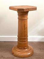 Grenen Houten Sokkel Plantenstandaard Plantentafeltje Hout, Huis en Inrichting, Woonaccessoires | Zuilen en Pilaren, Ophalen, Zo goed als nieuw