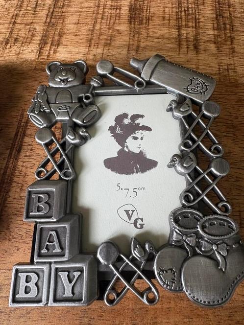 2x fotolijstje Baby, Kinderen en Baby's, Kinderkamer | Inrichting en Decoratie, Ophalen of Verzenden
