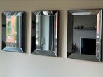 Set van 3 spiegels Erik Kuster Style Smoked glass, Huis en Inrichting, Woonaccessoires | Spiegels, Ophalen, Zo goed als nieuw