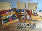 5 Verkeersonderwijs kisten verkeersborden en veel voertuigen, Antiek en Kunst, Ophalen of Verzenden