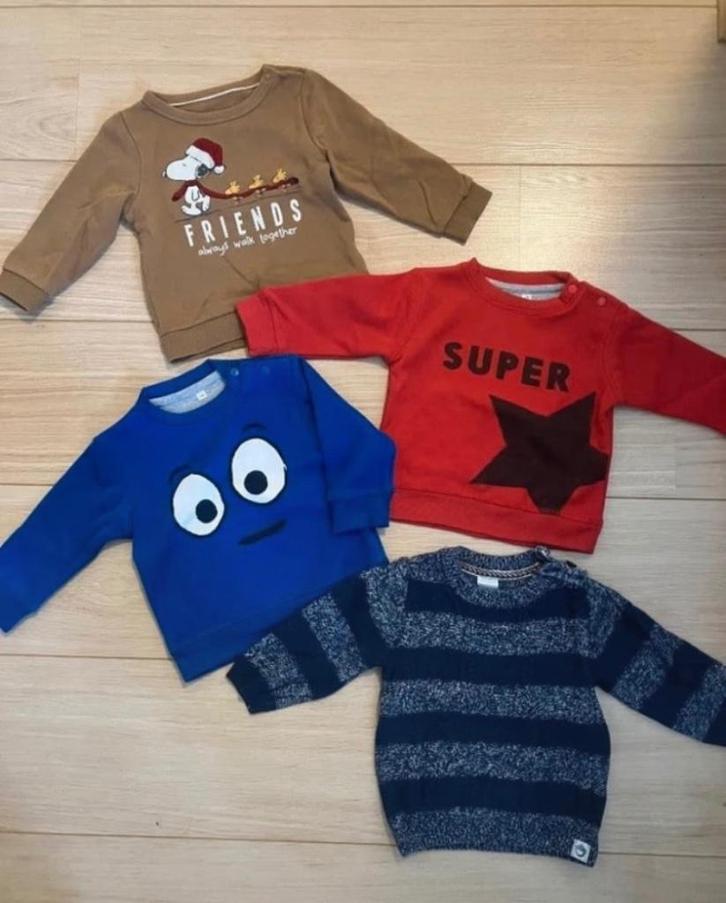 Jongens baby truien, maat 74, Kinderen en Baby's, Babykleding | Maat 74, Gebruikt, Jongetje, Truitje of Vestje, Ophalen of Verzenden