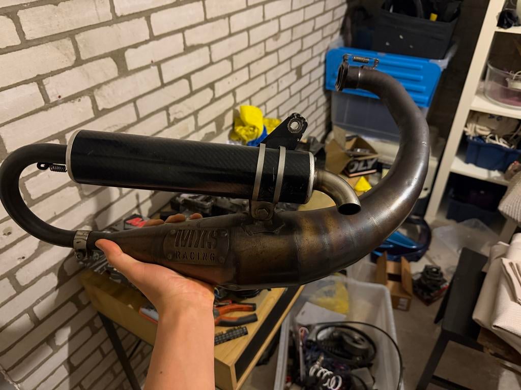 MXS Racing uitlaat, Ophalen, Gebruikt, Uitlaat