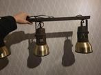 Plafondlamp, Spots, Vintage, Ophalen, Metaal of Aluminium