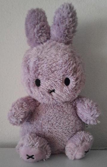 Nijntje knuffel fluffy paars lila c.a. 30 cm beschikbaar voor biedingen