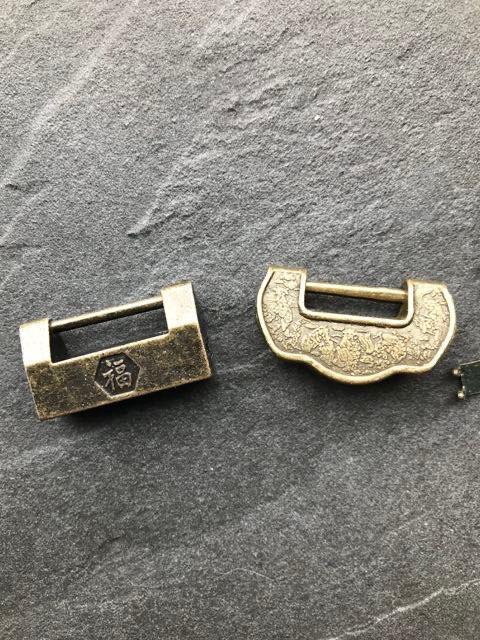 Chinees slotje voor chinese sieradenkist of kastje uit china, Huis en Inrichting, Woonaccessoires | Overige, Nieuw, Ophalen of Verzenden