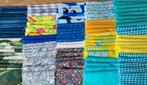 Partij Pakket 4 hobby en quilt lapjes 100stuks van 10x10cm, Overige materialen, Overige kleuren, Nieuw, Ophalen of Verzenden