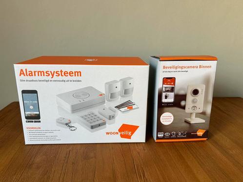 Woonveilig Alarmsysteem + Binnencamera, Doe-het-zelf en Verbouw, Alarmsystemen, Gebruikt, Compleet systeem, Beweging, Alarmoproep bij centrale
