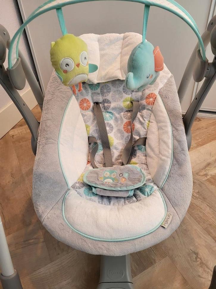 Ingenuity Swing 'n Go Wipstoel, Kinderen en Baby's, Wipstoeltjes, Zo goed als nieuw, Wipstoel, Overige merken, Met gordel(s) of riempje(s)