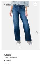 Angel Jeans Liz wide leg riempje maat 38 zgan, Ophalen of Verzenden, Zo goed als nieuw, Blauw, W30 - W32 (confectie 38/40)
