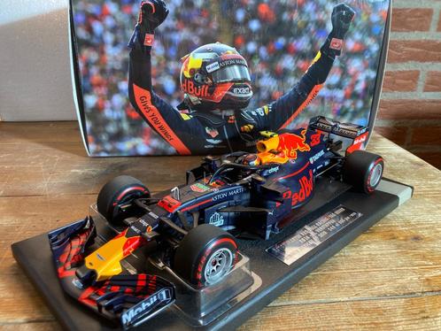 ✅ Max Verstappen 1:18 WINNER Mexican GP 2018 RB14 editie 38, Verzamelen, Automerken, Motoren en Formule 1, Nieuw, Formule 1, Ophalen of Verzenden