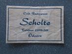 Odoorn, café-rest. Scholte, Verzamelen, Verzenden, Nederland