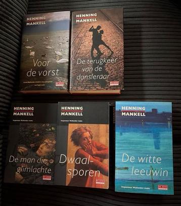 Henning Mankell - Inspecteur Wallander reeks (6 boeken) beschikbaar voor biedingen