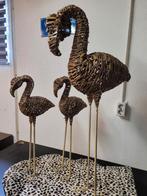 Flamingo familie rotan/riet/bamboe?, Ophalen, Zo goed als nieuw
