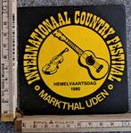Vintage sticker internationaal Country festival Uden 1980, Verzamelen, Stickers, Ophalen of Verzenden, Zo goed als nieuw, Overige typen