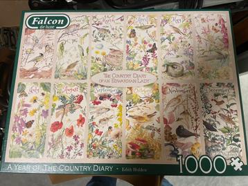 Puzzel 1000 stukjes beschikbaar voor biedingen