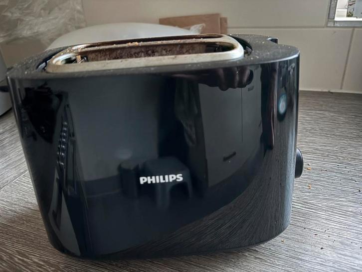 Broodrooster philips, Witgoed en Apparatuur, Broodroosters, Gebruikt, Uitneembare kruimellade, Ophalen of Verzenden