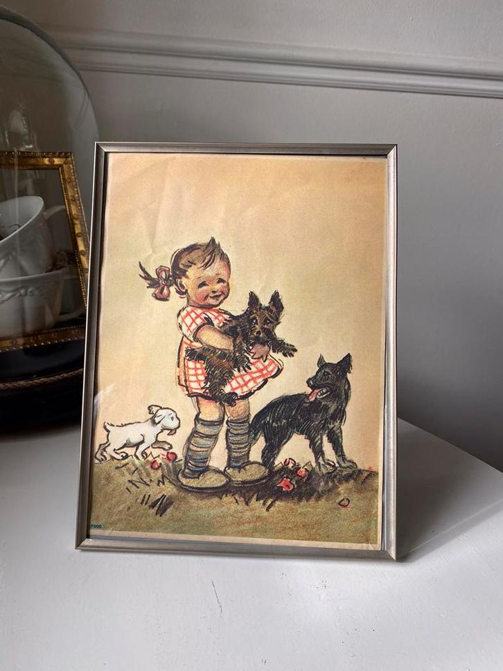 Fotolijst vintage 18x24, Antiek en Kunst, Kunst | Tekeningen en Foto's, Ophalen of Verzenden