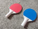 Mini Tafeltennis Batjes Set - 2 stuks, Ophalen, Gebruikt, Net, Batje(s) of Balletje(s)