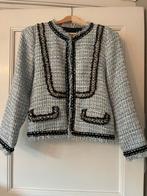 Chanelachtig blazertje M, Maat 38/40 (M), Blauw, Ophalen of Verzenden, Zo goed als nieuw