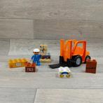 duplo bouwplaats oranje heftruck, Kinderen en Baby's, Speelgoed | Duplo en Lego, Duplo, Gebruikt, Ophalen of Verzenden