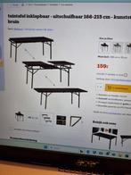 Klapbare tuintafel, Tuin en Terras, Tuintafels, Ophalen, Zo goed als nieuw, Rechthoekig