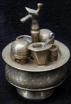 Miniatuur SIRIH set BETELNOOT set antiek Kinderspeelgoed, Ophalen of Verzenden