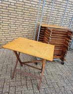 Partij vintage parade klap tafeltjes - voor terras-100 stuks, Ophalen