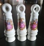 3 x Porseleinen ,antiek  wc trekkers, Antiek en Kunst, Ophalen of Verzenden