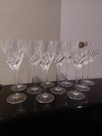 10 kristallen witte wijnglazen Toscane, Ophalen of Verzenden, Zo goed als nieuw, Overige typen