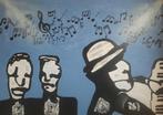 Groot canvas Herman Brood stijl, Ophalen of Verzenden
