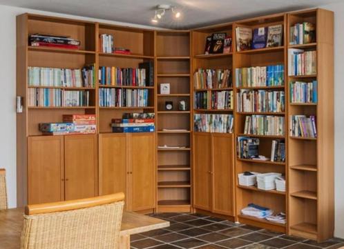 Billy boekenkasten met hoekopstelling, Huis en Inrichting, Kasten | Boekenkasten, Zo goed als nieuw, 200 cm of meer, 200 cm of meer
